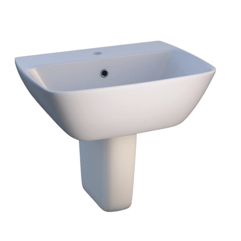 Thames 40cm Wash Basin Semi Pedestal